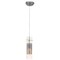 Access Lighting Spartan, LED Pendant, Brushed Steel Finish, Metal Mesh in Clear Glass 50525LEDDLP-BS/CLM - alternate 1